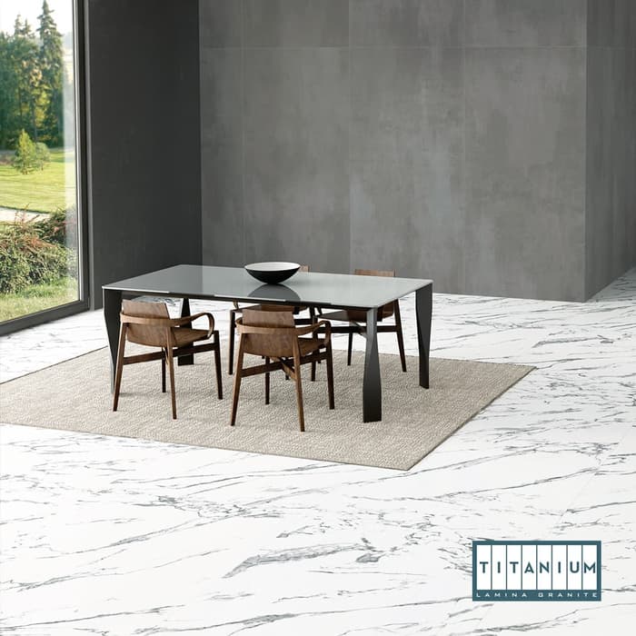 TITANIUM Titanium Calacatta Classico Grey Glossy 60x120 - 2